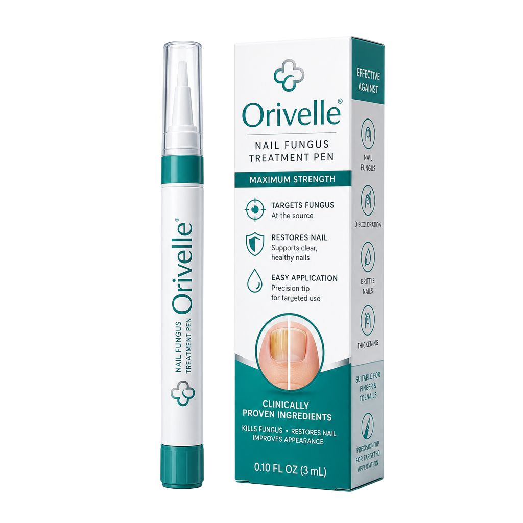 Orivelle Fungus Pen nail treatment pen and packaging